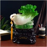 玉白菜摆件应该如何摆放？