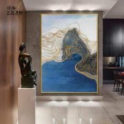 高山流水风水画