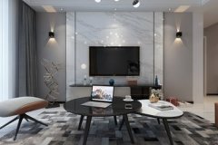 进门对角电视墙风水如何摆设?